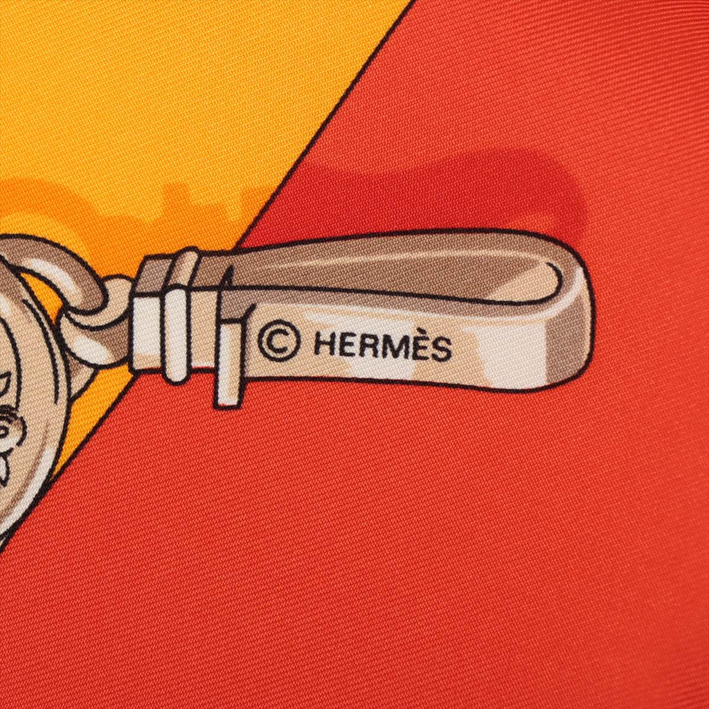 CarrÃƒÆ’Ã‚Â© 90 Memoire d'Hermes Silk Red Foulard