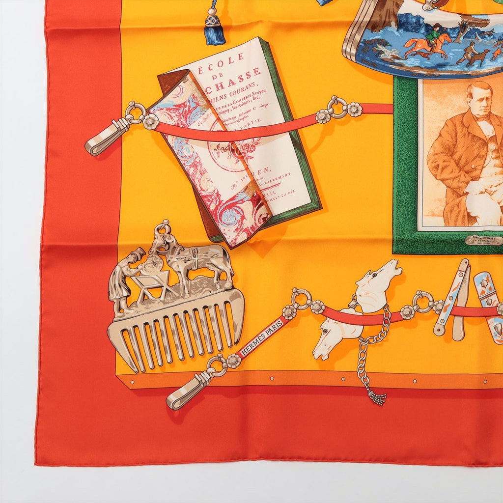 CarrÃƒÆ’Ã‚Â© 90 Memoire d'Hermes Silk Red Foulard
