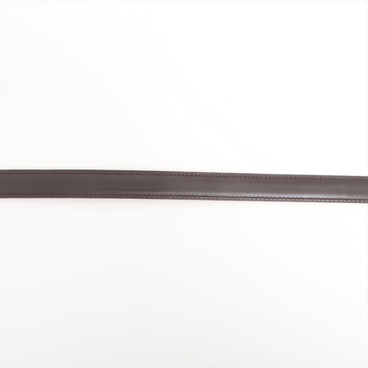 H Belt Brown calf leather