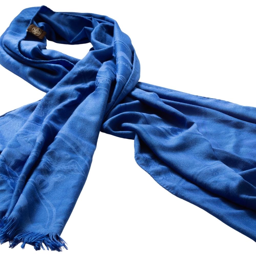 New Libris Stole in Blue Cashmere