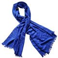 New Libris Stole in Blue Cashmere