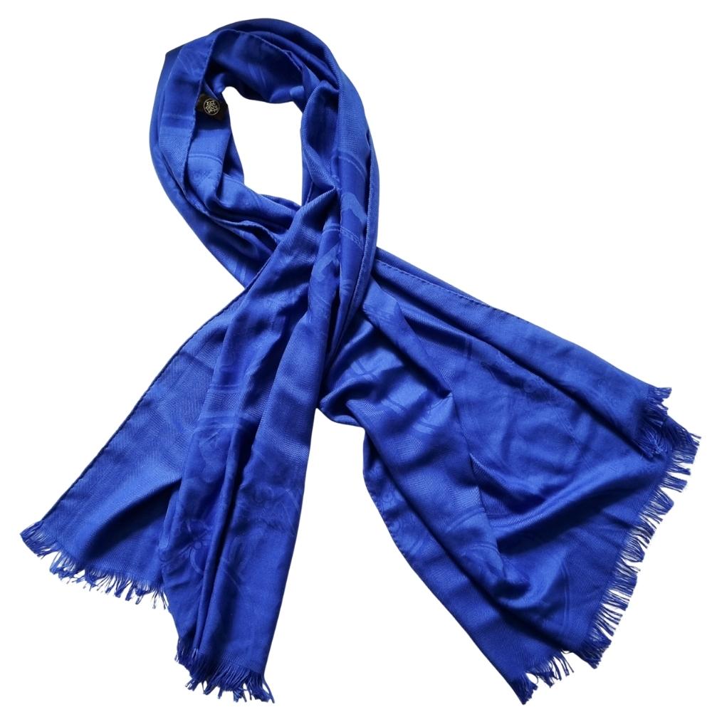 New Libris Stole in Blue Cashmere