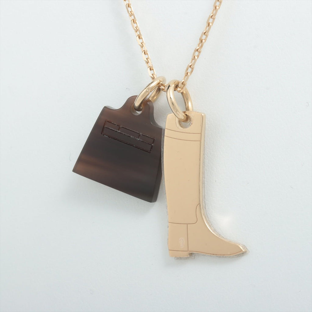 Permabrass Buffalo Horn Amulette Maroquinier PM Pendant