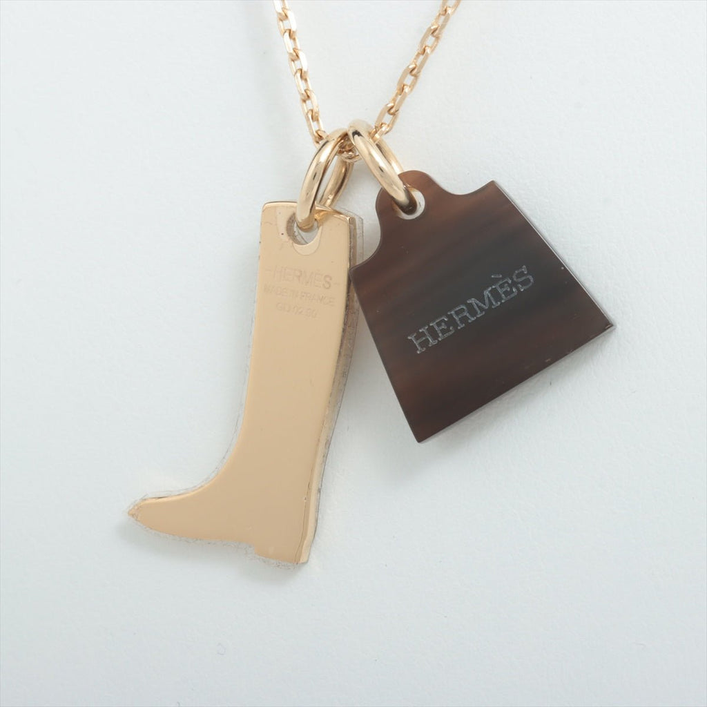 Permabrass Buffalo Horn Amulette Maroquinier PM Pendant