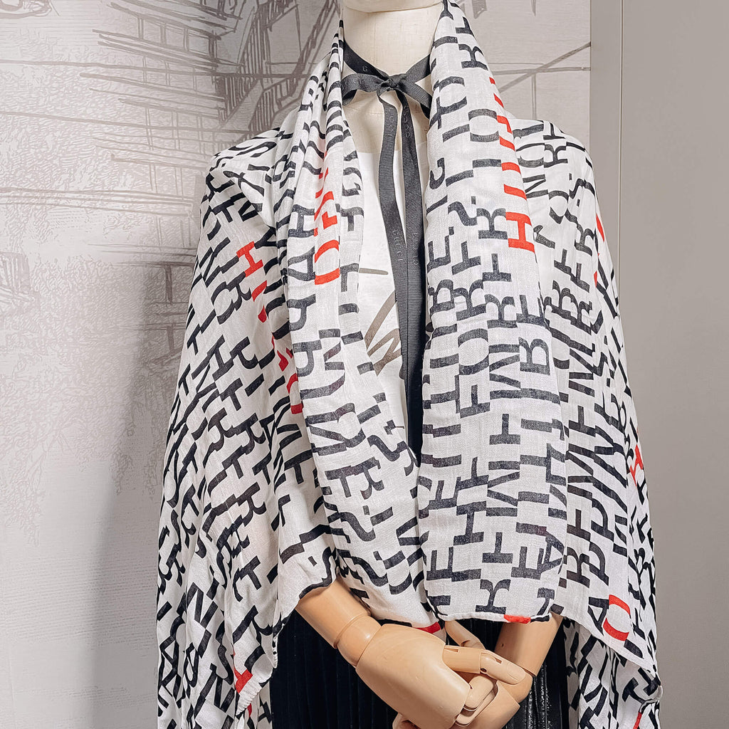 Multicolour Monofram Foulard