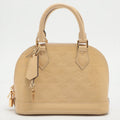 Alma BB Monogram Vernis Beige