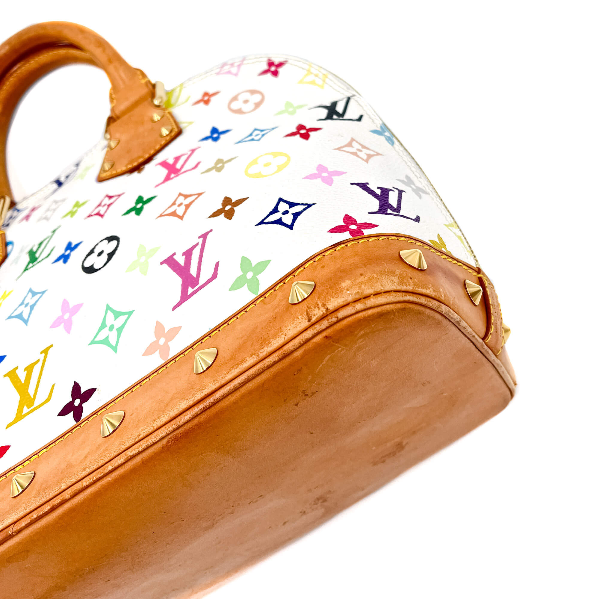 Alma PM Epi Leather Murakami White Bag