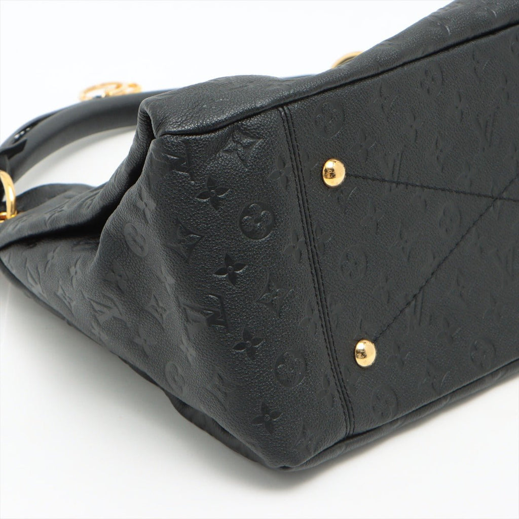 Artsy MM in Black Monogram Empreinte Leather
