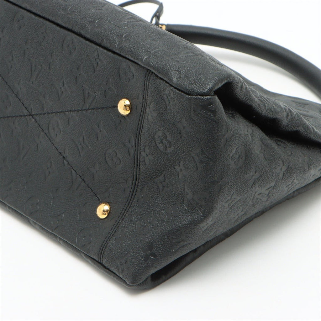 Artsy MM in Black Monogram Empreinte Leather
