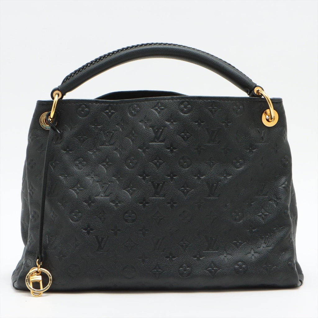 Artsy MM in Black Monogram Empreinte Leather