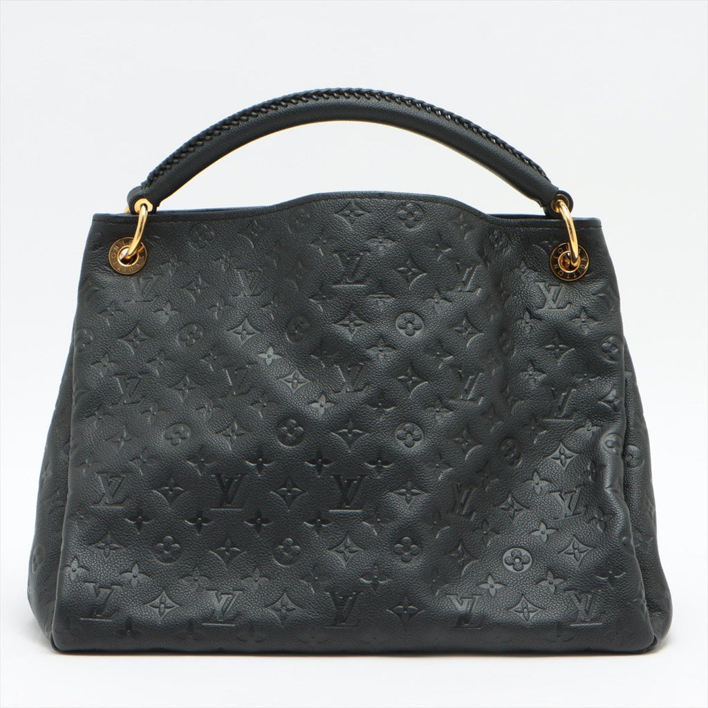 Artsy MM in Black Monogram Empreinte Leather