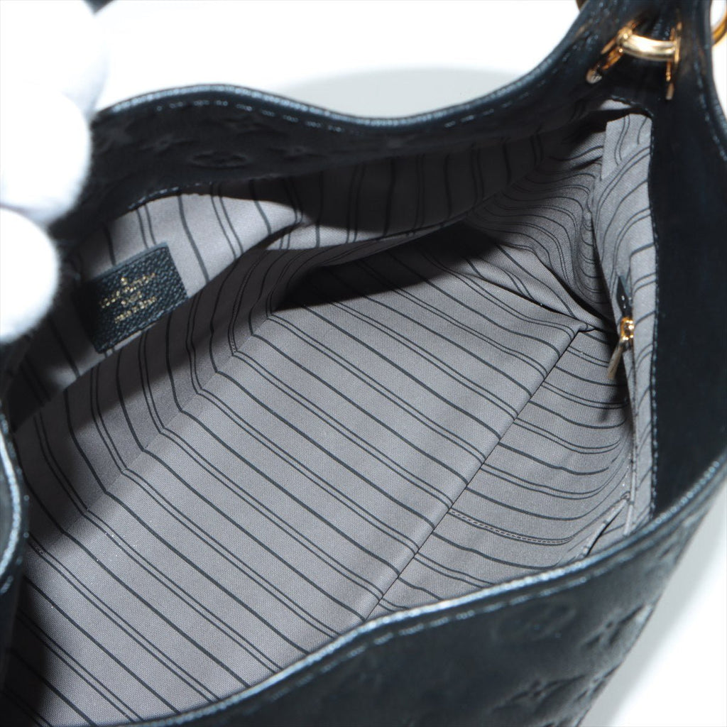 Artsy MM in Black Monogram Empreinte Leather