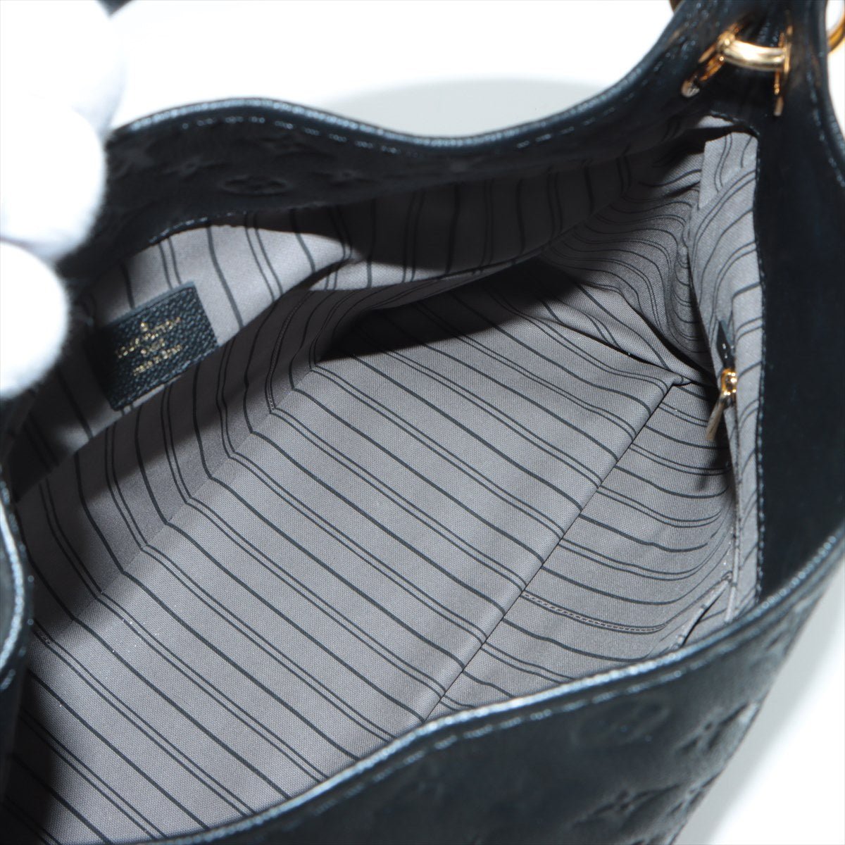 Artsy MM in Black Monogram Empreinte Leather