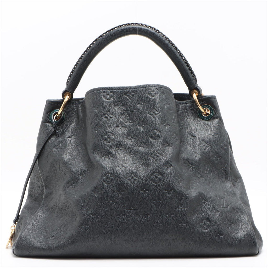 Artsy MM Monogram Empreinte Leather Black