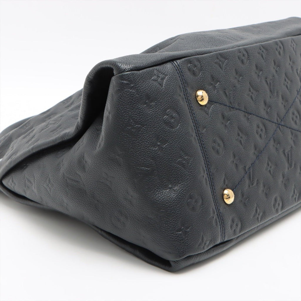 Artsy MM Monogram Empreinte Leather Black