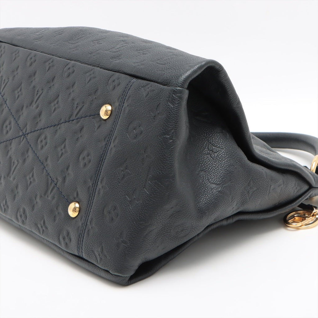 Artsy MM Monogram Empreinte Leather Black