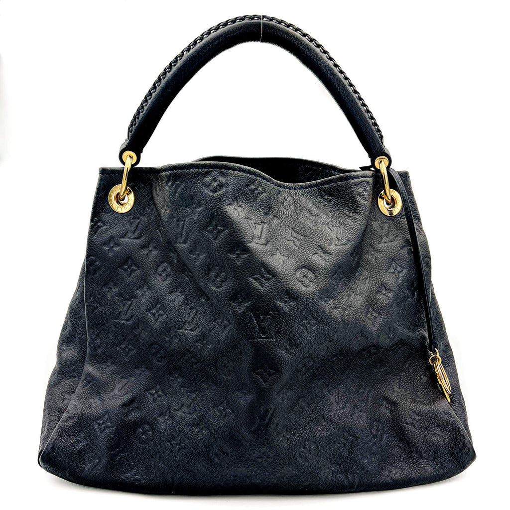 Artsy MM Navy Blue Leather