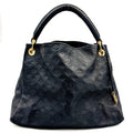 Artsy MM Navy Blue Leather