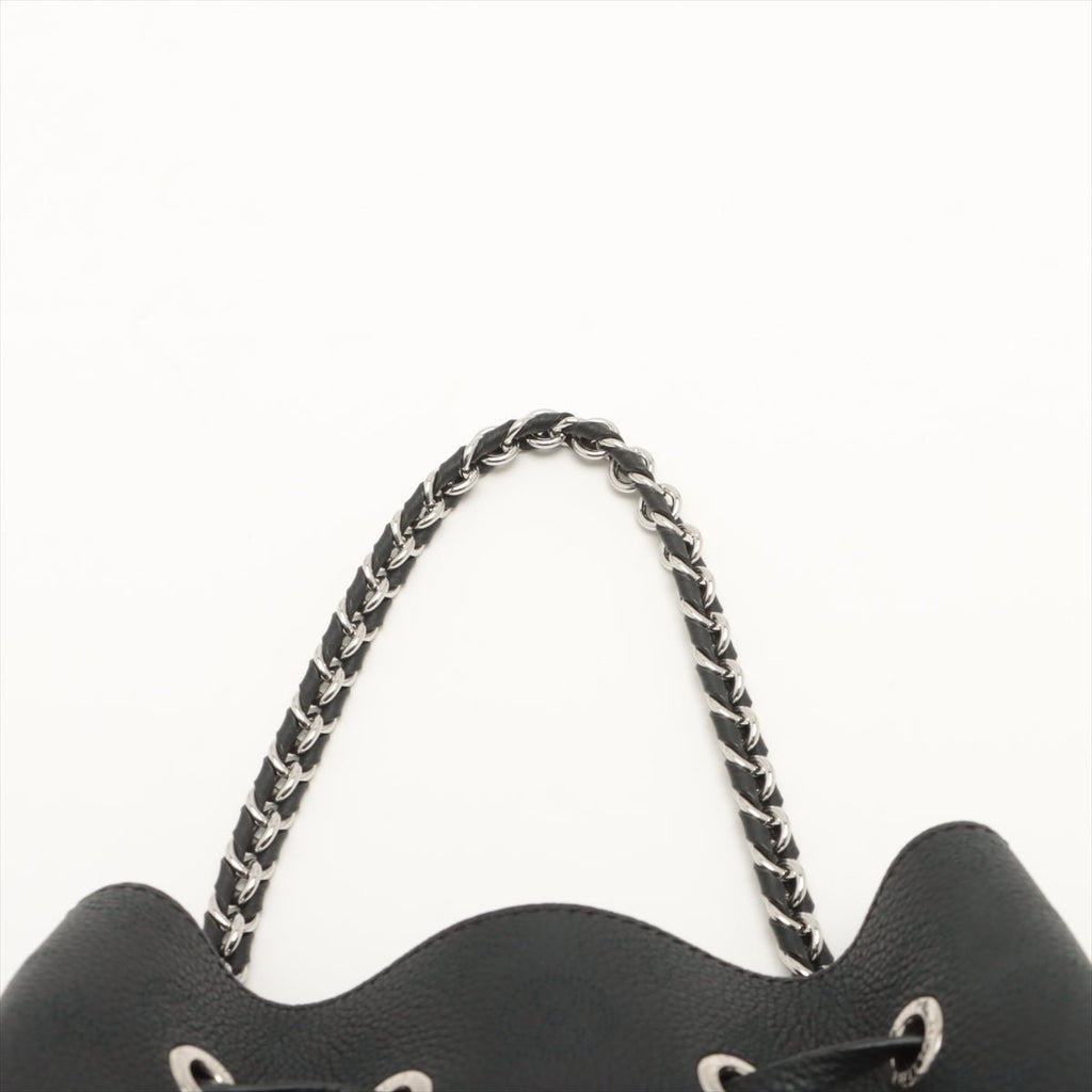Bella Mahina Bucket Bag Black Leather