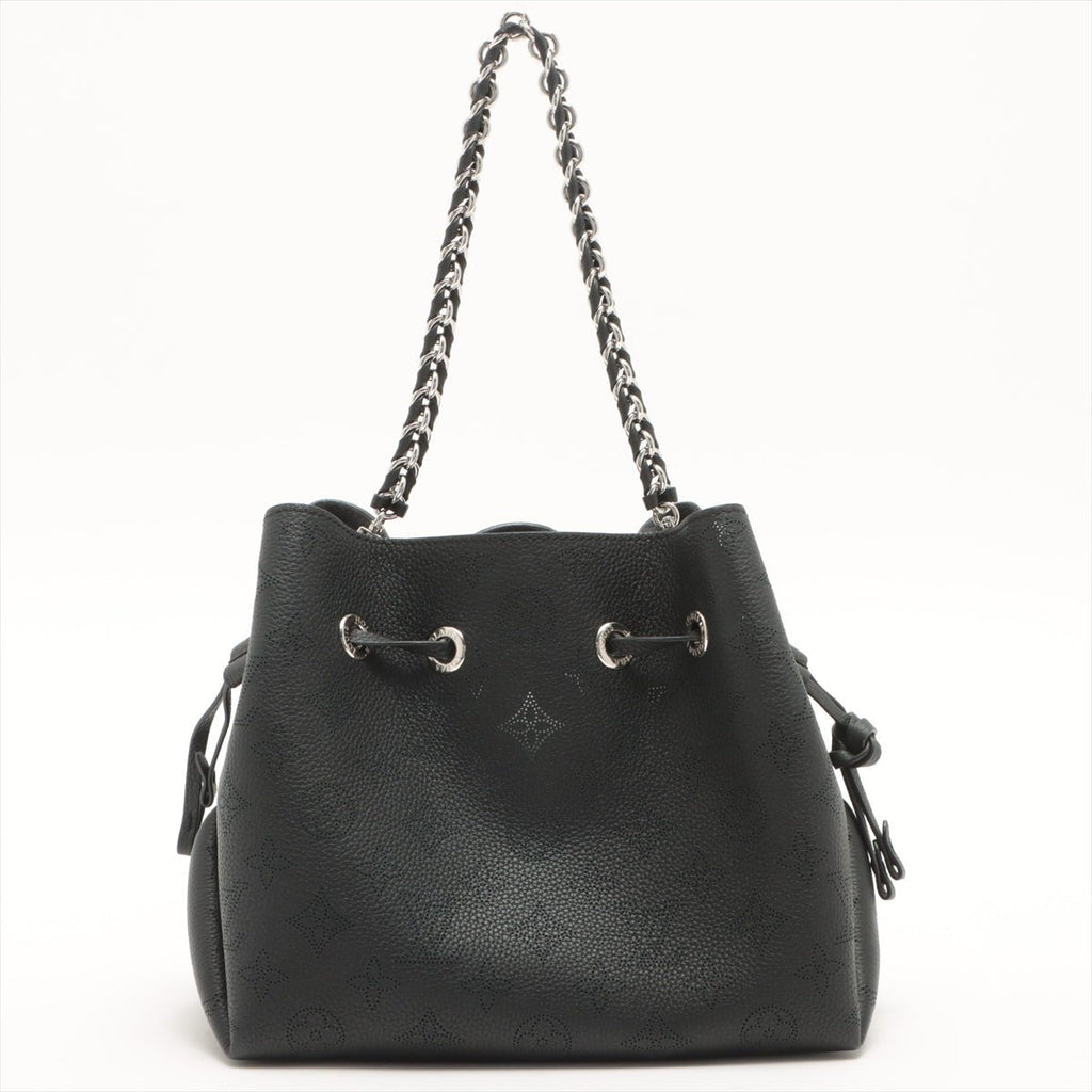 Bella Mahina Bucket Bag Black Leather