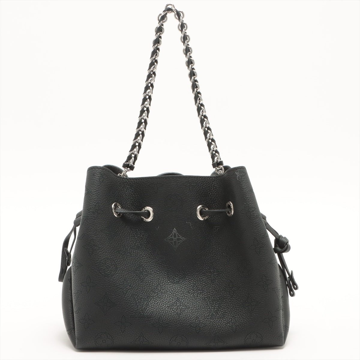 Bella Mahina Bucket Bag Black Leather