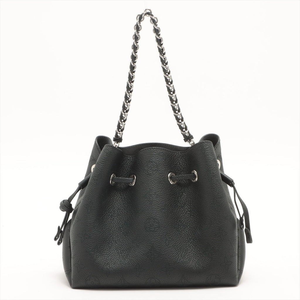 Bella Mahina Bucket Bag Black Leather