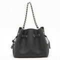 Bella Mahina Bucket Bag Black Leather