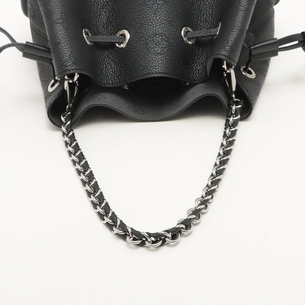 Bella Mahina Bucket Bag Black Leather