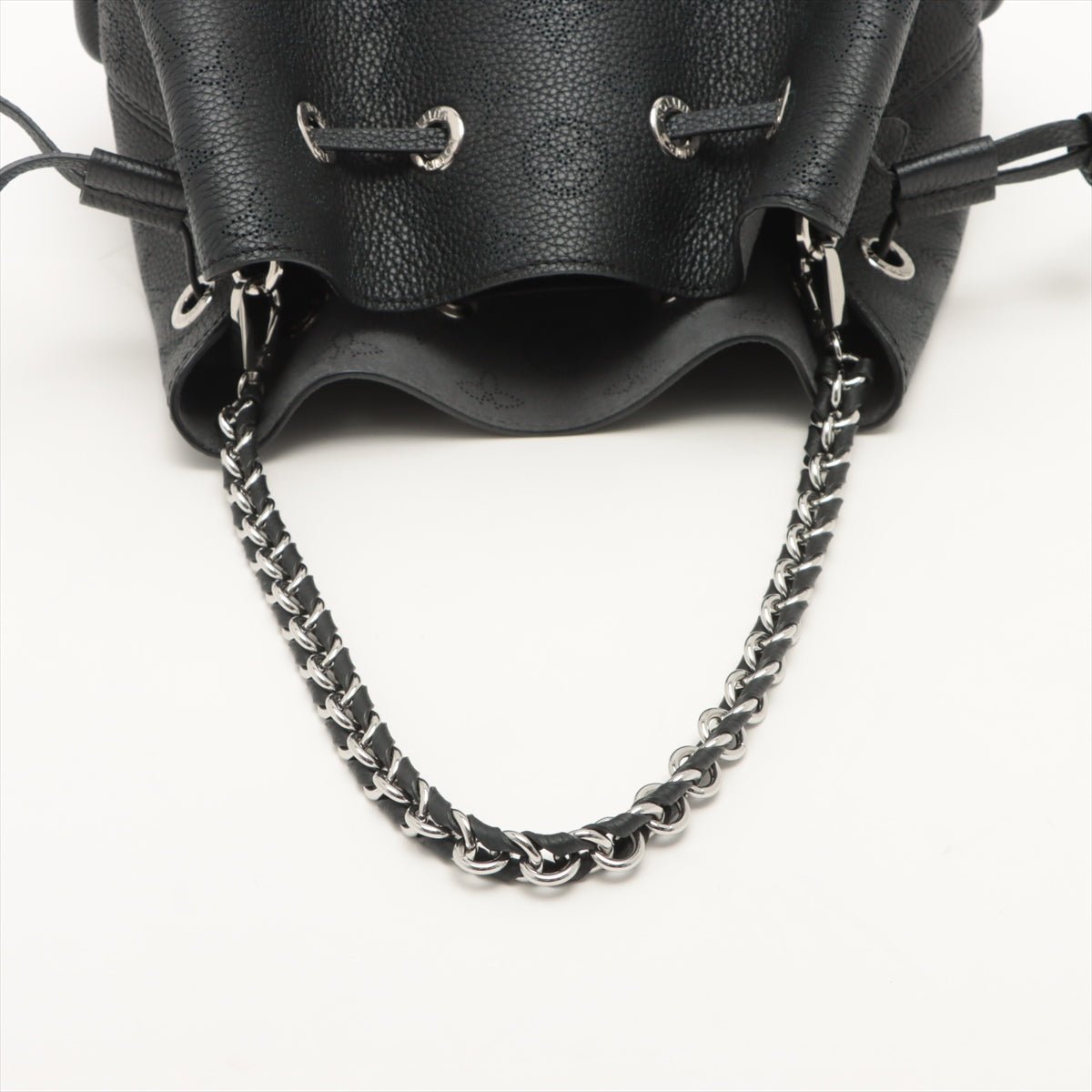 Bella Mahina Bucket Bag Black Leather