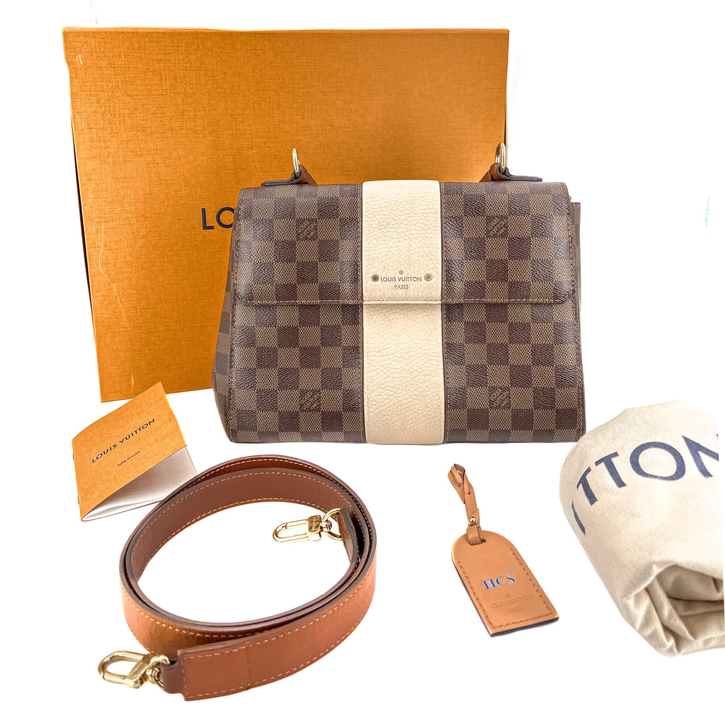 Bond Street MM Damier Ebene 2-Way Flap Bag
