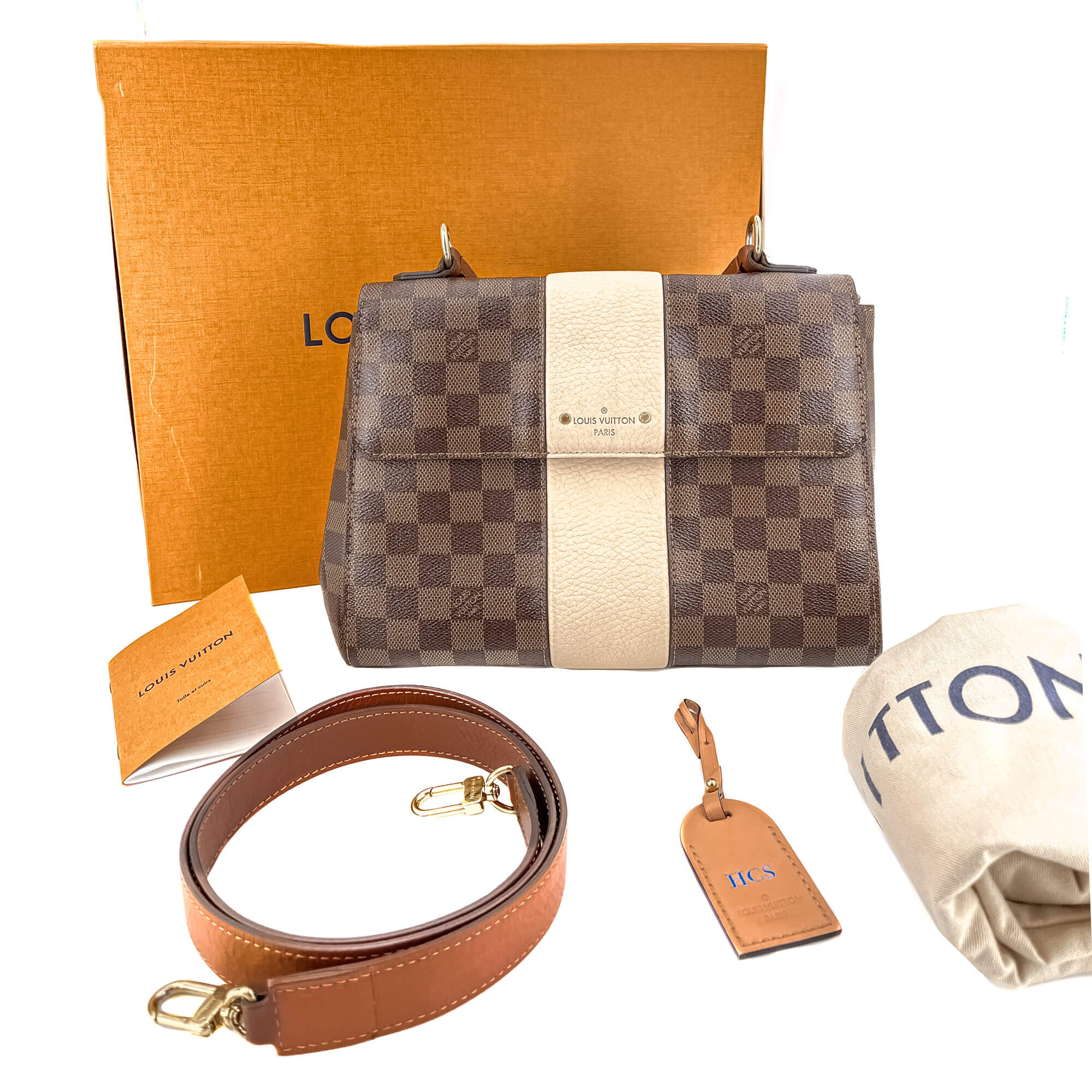 Bond Street MM Damier Ebene 2-Way Flap Bag