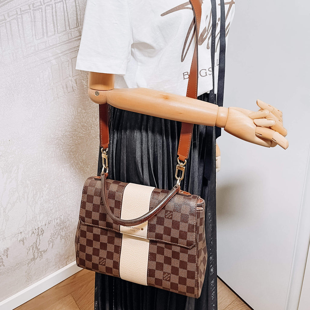 Bond Street MM Damier Ebene 2-Way Flap Bag