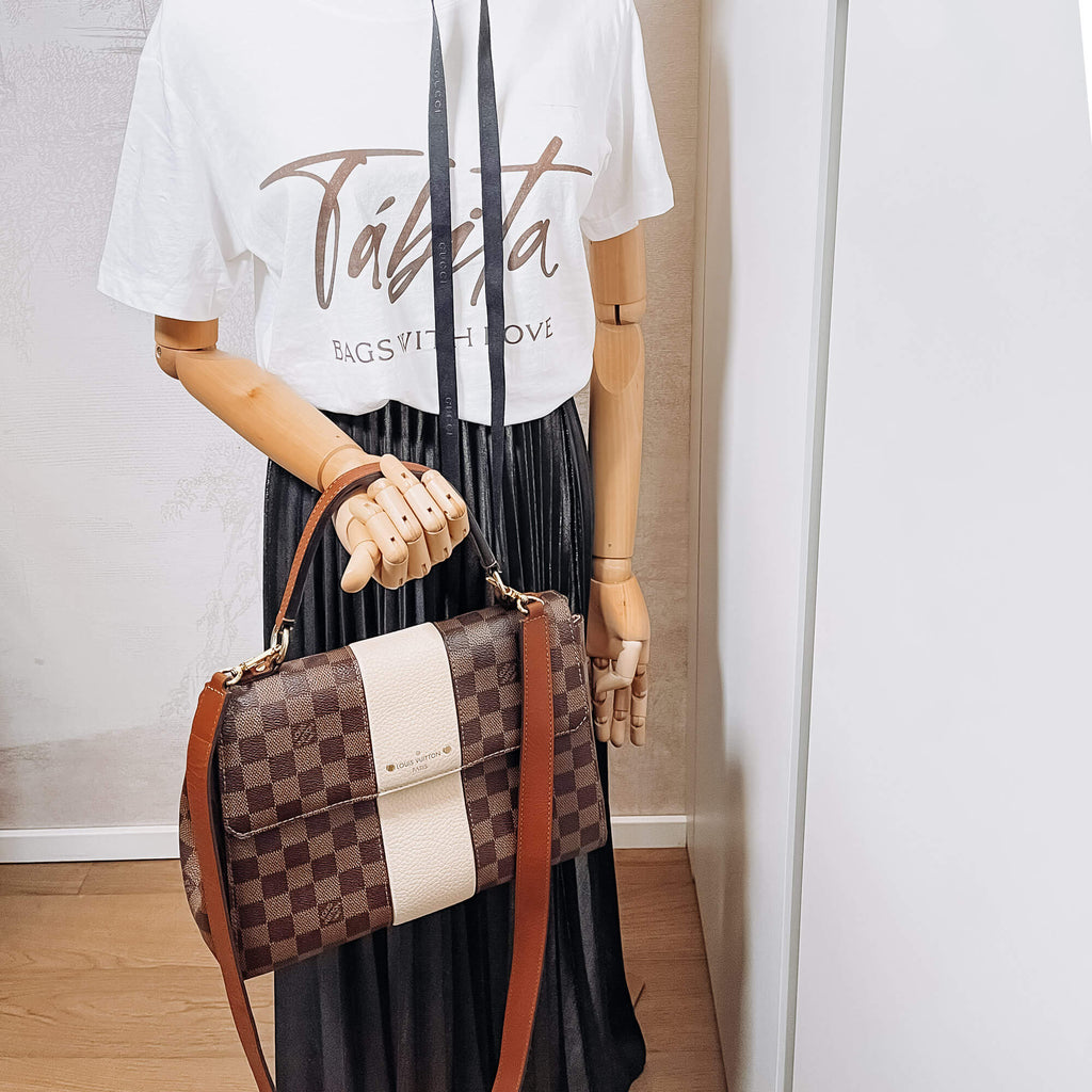 Bond Street MM Damier Ebene 2-Way Flap Bag