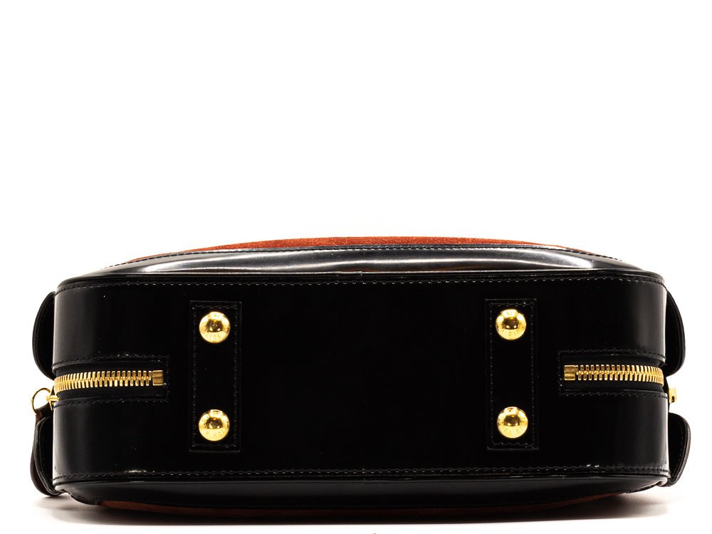 Bowler Rust Suede Havane Stamped Trunk