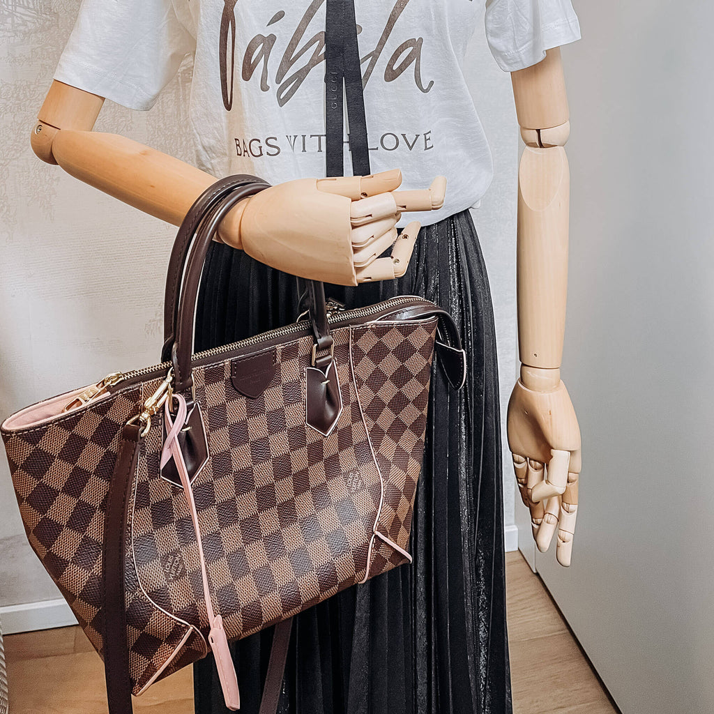 Caissa PM Damier Ebene Bag