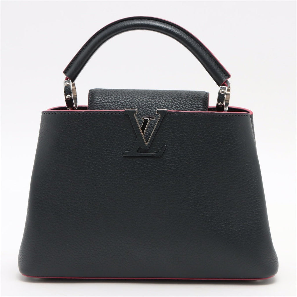 Capucines BB 2way Taurillon Leather Blue