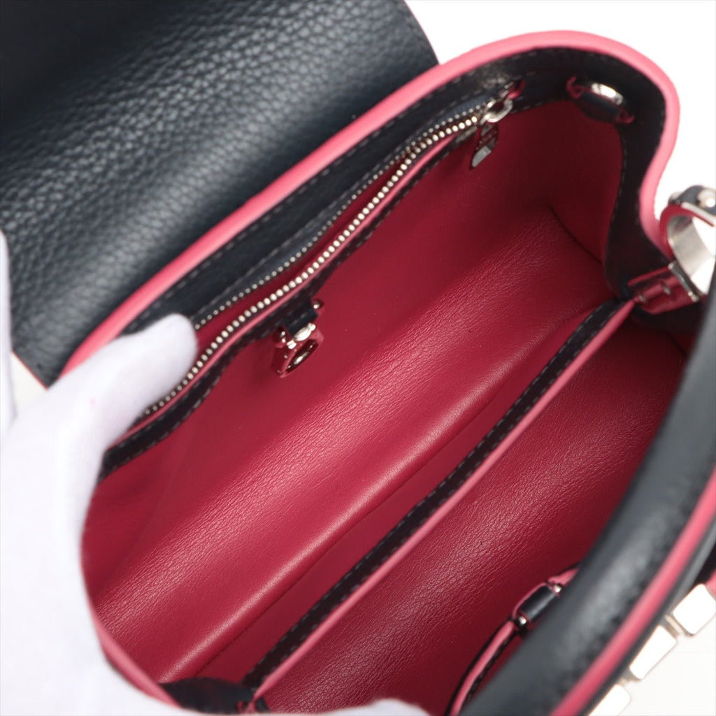 Capucines BB 2way Taurillon Leather Blue