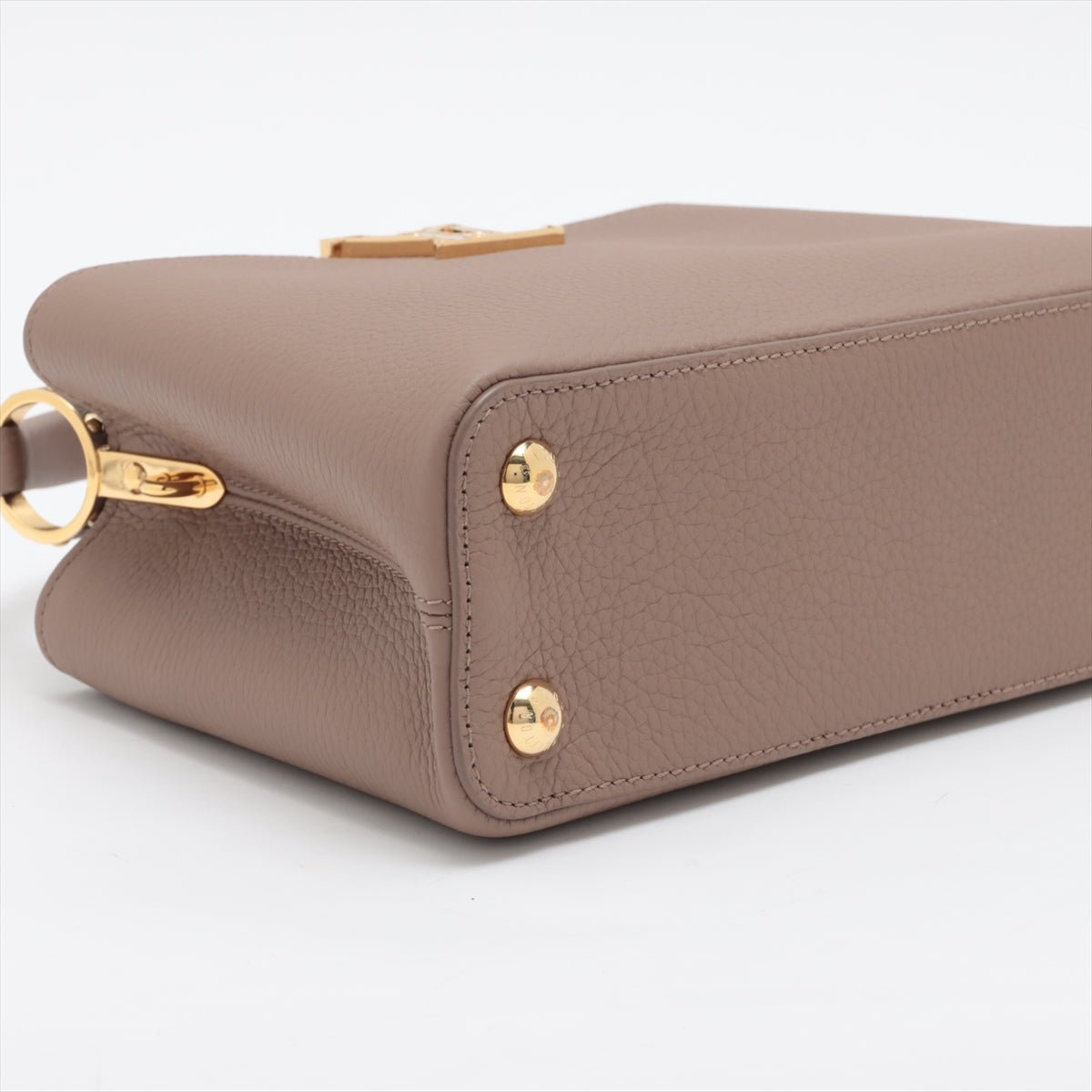 Capucines BB 2way Taurillon Leather Taupe