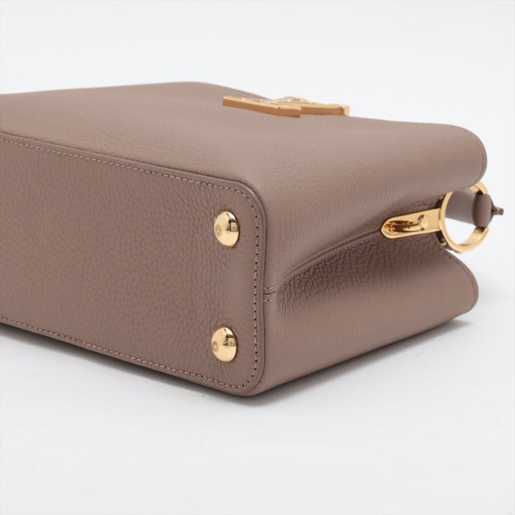 Capucines BB 2way Taurillon Leather Taupe
