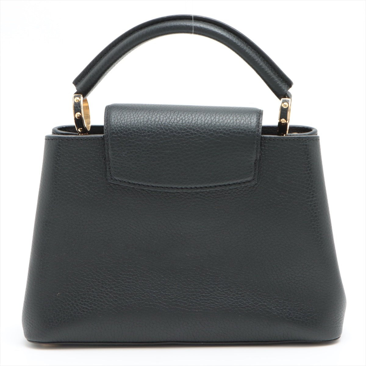Capucines BB 2way Taurillon Leather Trapped Leopard Black