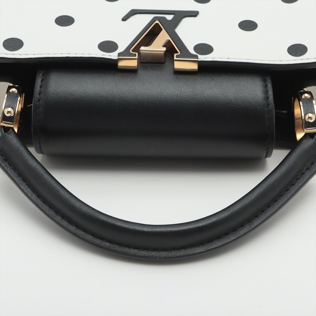 Capucines BB White with Black Polka Dots