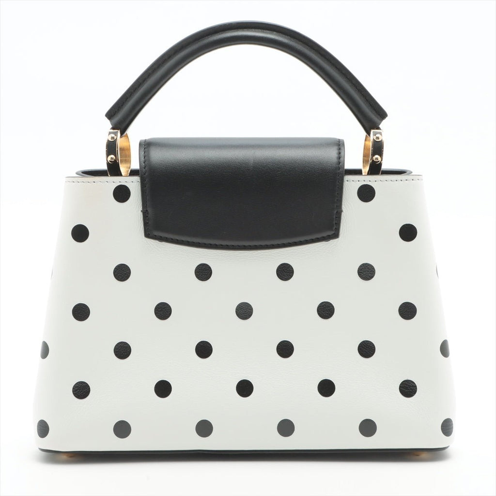 Capucines BB White with Black Polka Dots