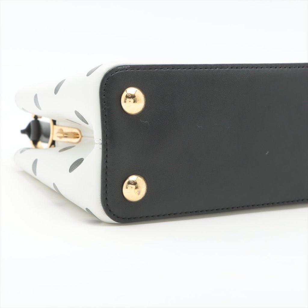 Capucines BB White with Black Polka Dots