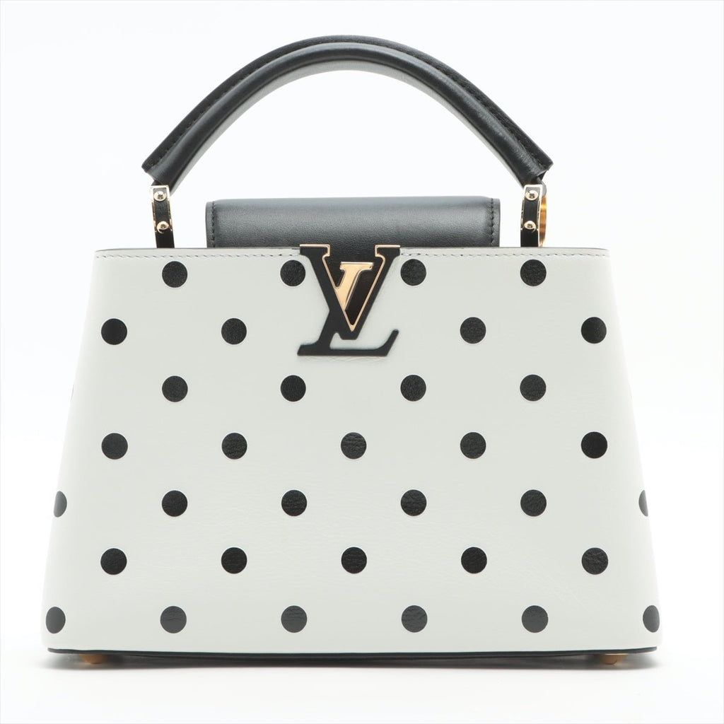 Capucines BB White with Black Polka Dots