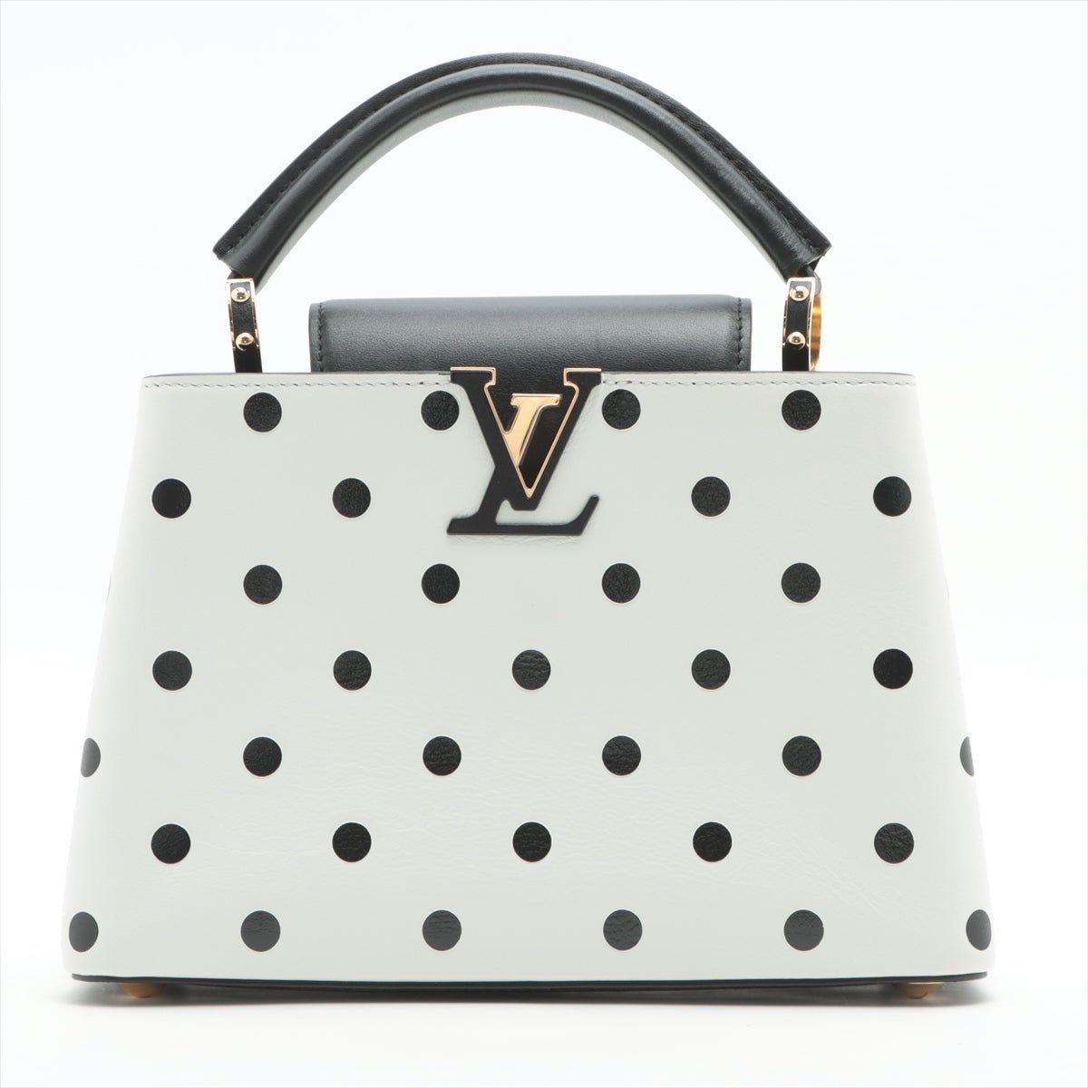 Capucines BB White with Black Polka Dots