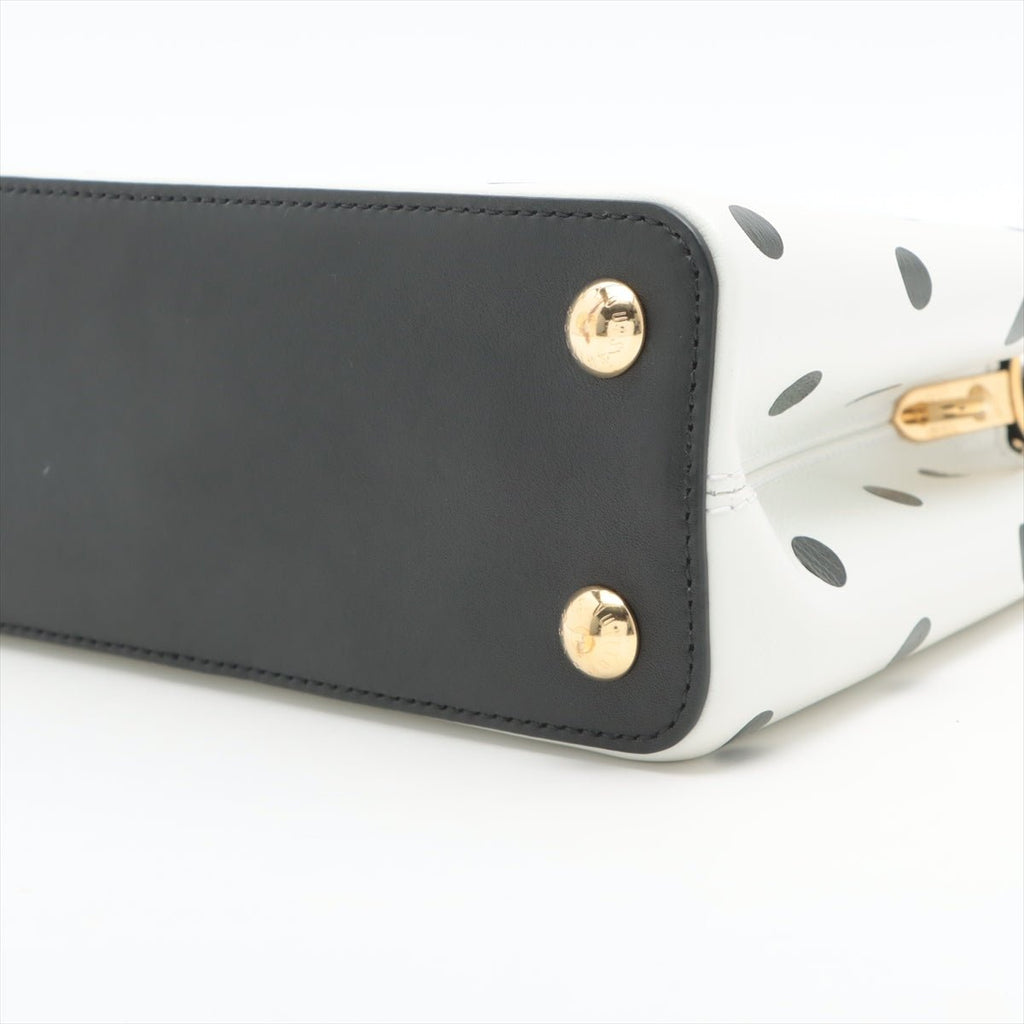 Capucines BB White with Black Polka Dots