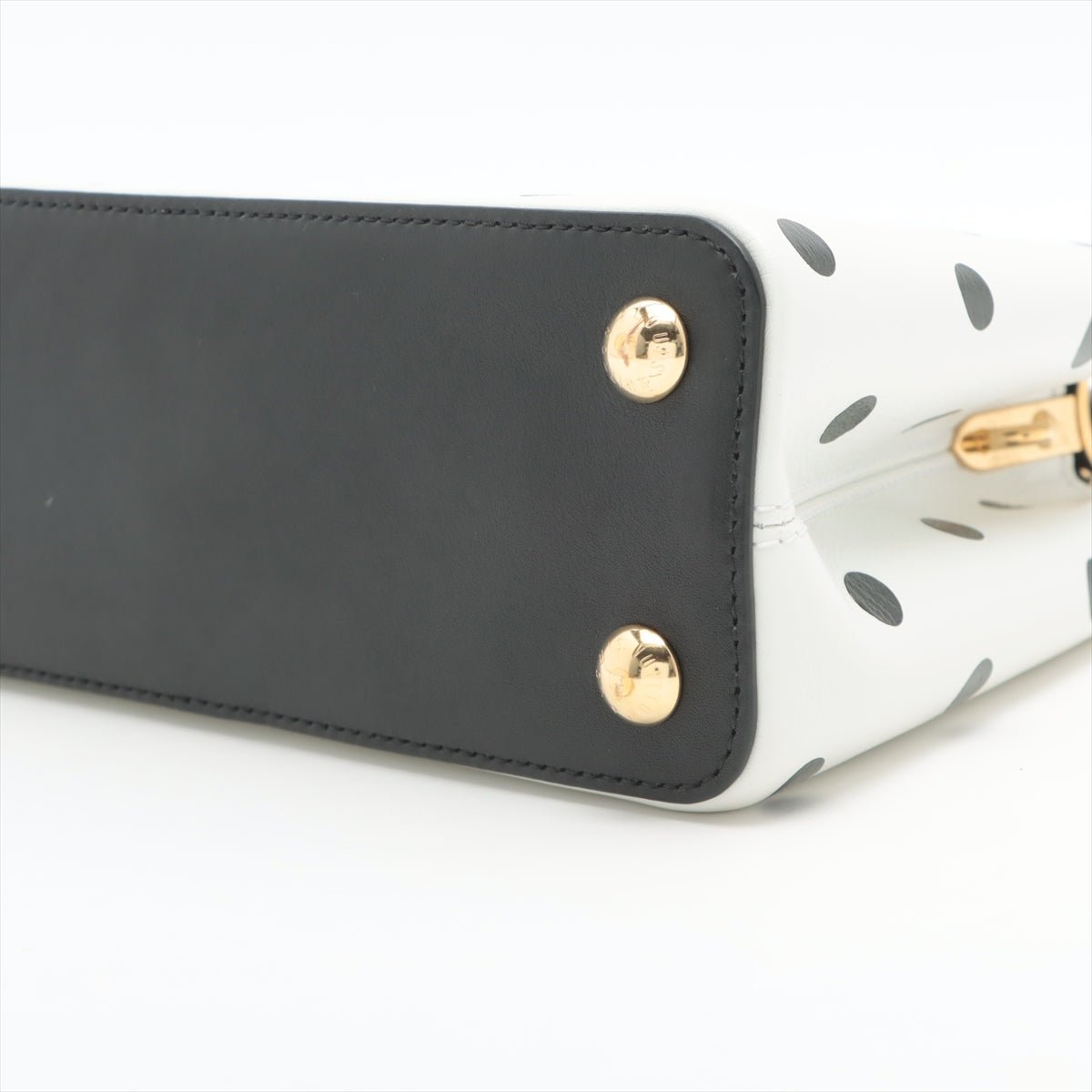 Capucines BB White with Black Polka Dots