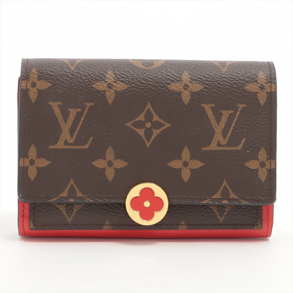Coquelicots Monogram Flor Wallet