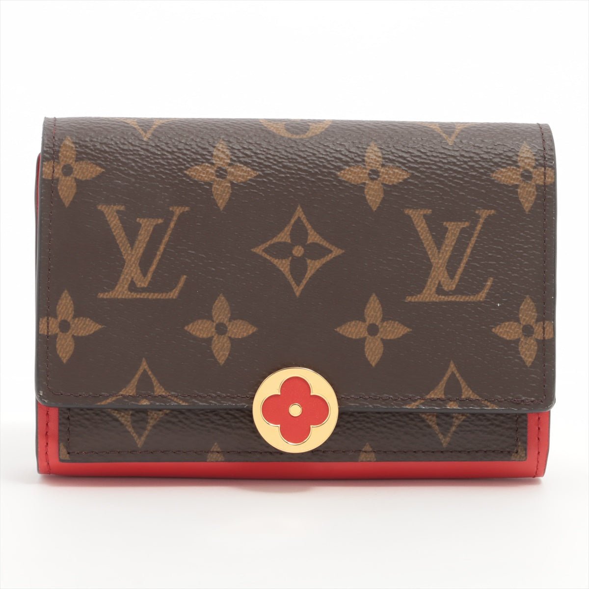 Coquelicots Monogram Flor Wallet