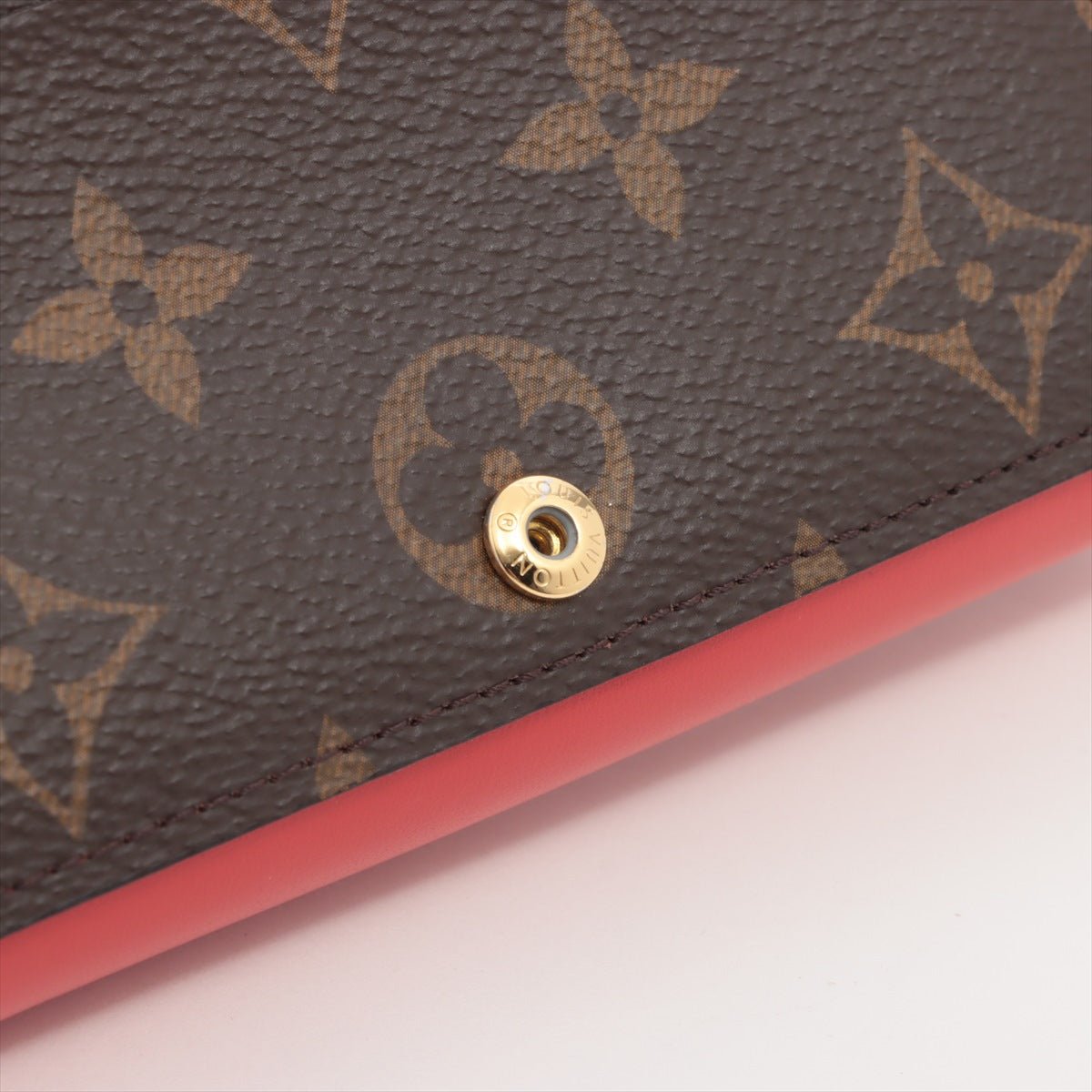 Coquelicots Monogram Flor Wallet